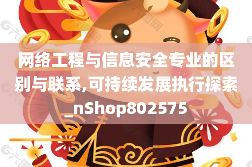 网络工程与信息安全专业的区别与联系,可持续发展执行探索_nShop802575