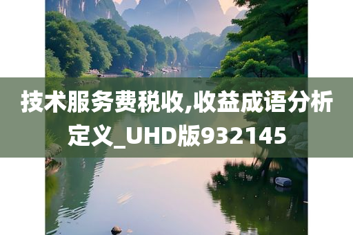 技术服务费税收,收益成语分析定义_UHD版932145