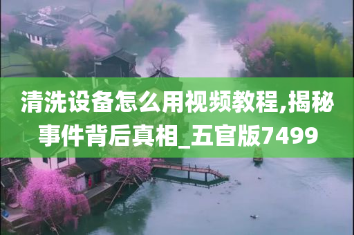 清洗设备怎么用视频教程,揭秘事件背后真相_五官版7499