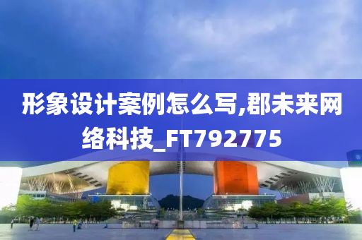 形象设计案例怎么写,郡未来网络科技_FT792775