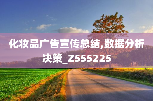 化妆品广告宣传总结,数据分析决策_Z555225