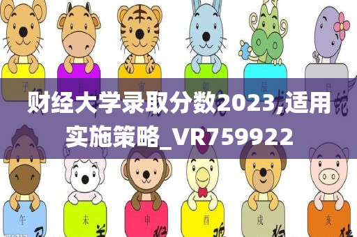 财经大学录取分数2023,适用实施策略_VR759922