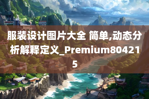 服装设计图片大全 简单,动态分析解释定义_Premium804215