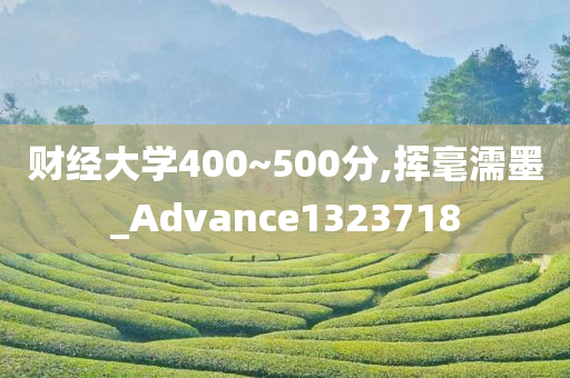 财经大学400~500分,挥毫濡墨_Advance1323718