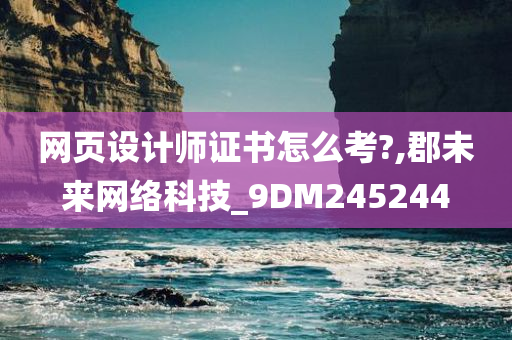 网页设计师证书怎么考?,郡未来网络科技_9DM245244