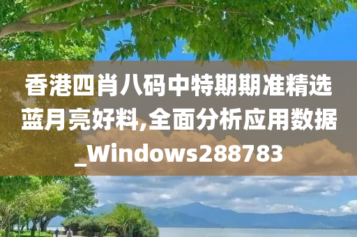 香港四肖八码中特期期准精选蓝月亮好料,全面分析应用数据_Windows288783