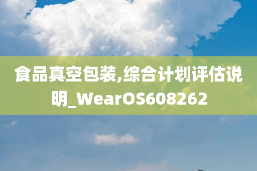 食品真空包装,综合计划评估说明_WearOS608262