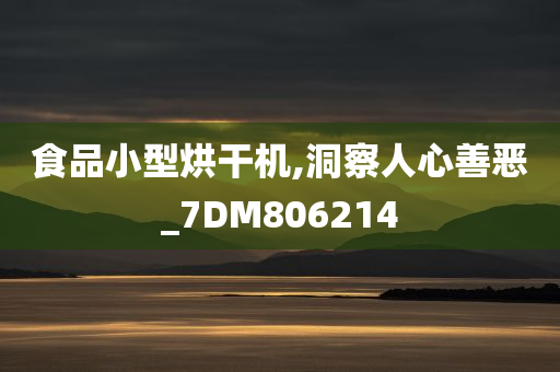 食品小型烘干机,洞察人心善恶_7DM806214