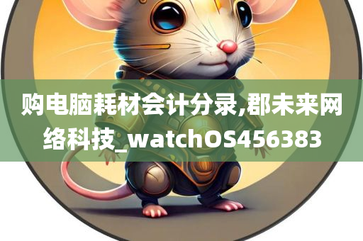 购电脑耗材会计分录,郡未来网络科技_watchOS456383