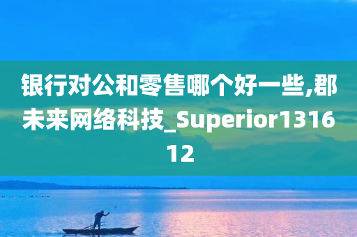 银行对公和零售哪个好一些,郡未来网络科技_Superior131612