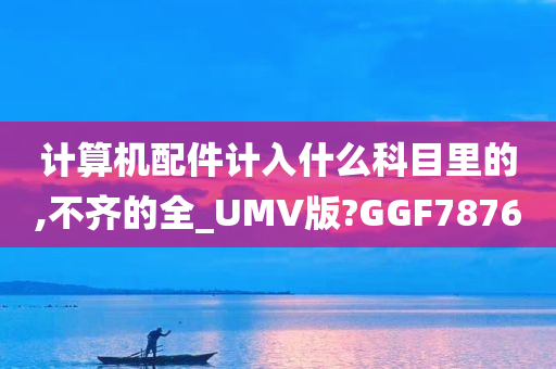 计算机配件计入什么科目里的,不齐的全_UMV版?GGF7876