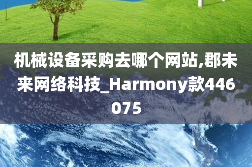 机械设备采购去哪个网站,郡未来网络科技_Harmony款446075