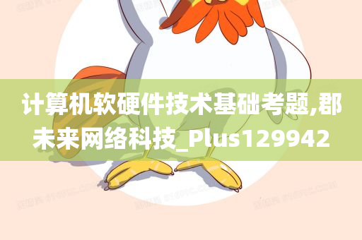 计算机软硬件技术基础考题,郡未来网络科技_Plus129942