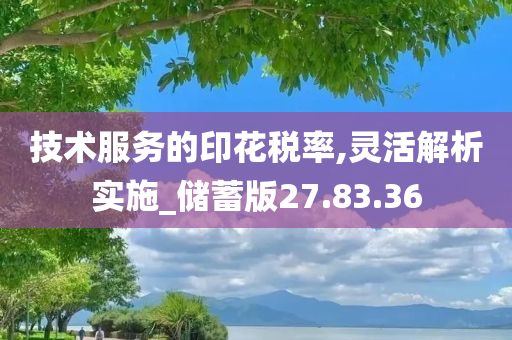 技术服务的印花税率,灵活解析实施_储蓄版27.83.36