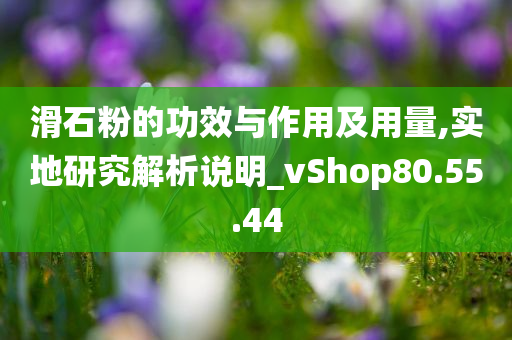 滑石粉的功效与作用及用量,实地研究解析说明_vShop80.55.44