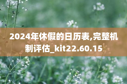 2024年休假的日历表,完整机制评估_kit22.60.15